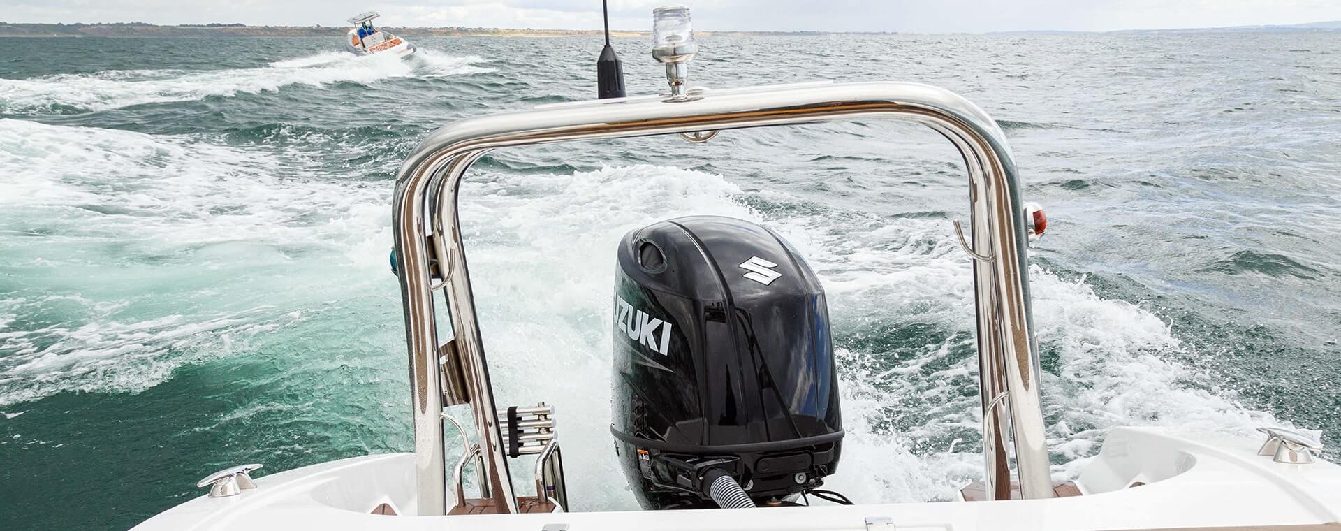 Single Engine on Cobra RIB